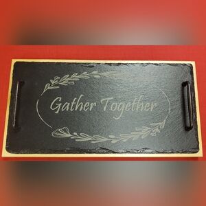 Slate Gather Together Serving Board